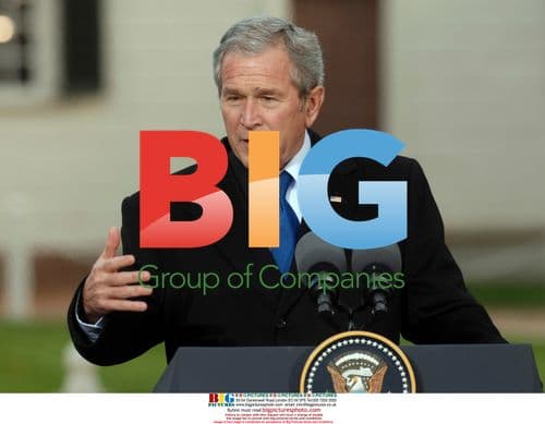 Bush and Sarkozy at Mount Vernon