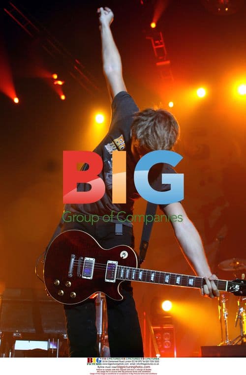 MCFLY on stage at Girlguiding UK Big Gig