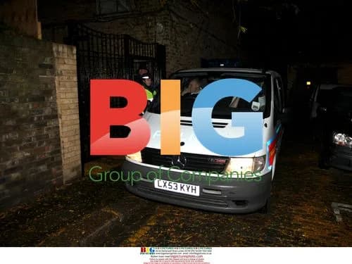 Police arrive at Amy Winehouse's house