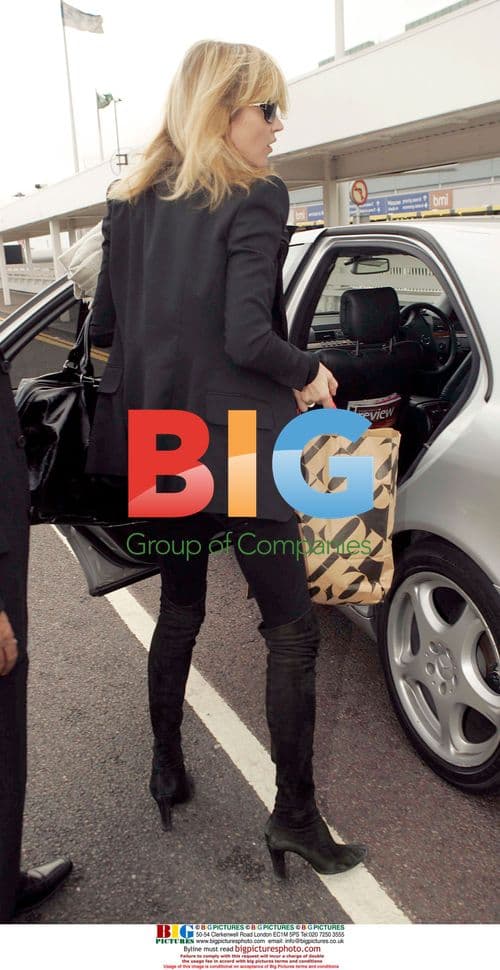 Kate Moss at Heathrow Airport