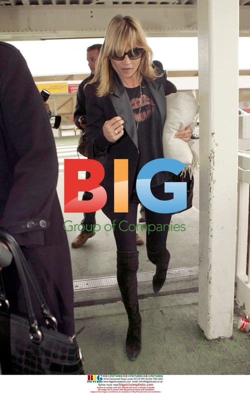 Kate Moss at Heathrow Airport