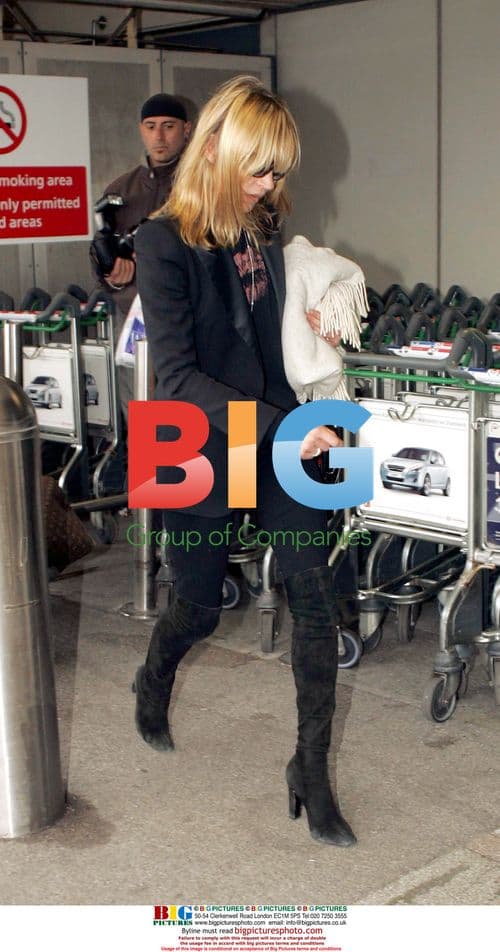 Kate Moss at Heathrow Airport