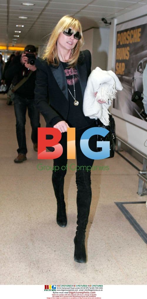 Kate Moss at Heathrow Airport