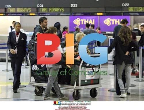 Thandie Newton and family depart LAX