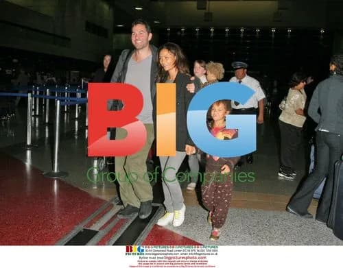 Thandie Newton Family Departs LAX