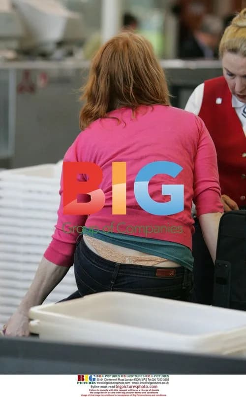 Alicia Witt at Airport Security
