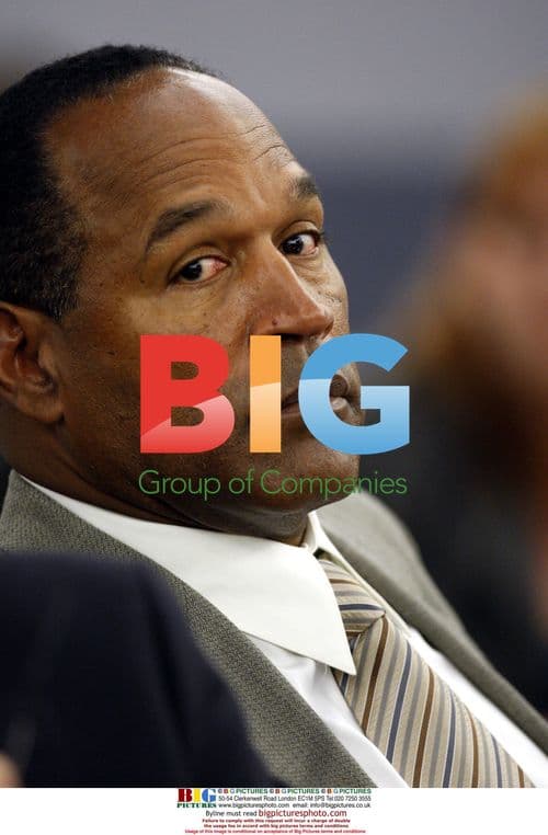 O.J. Simpson Reacts in Court