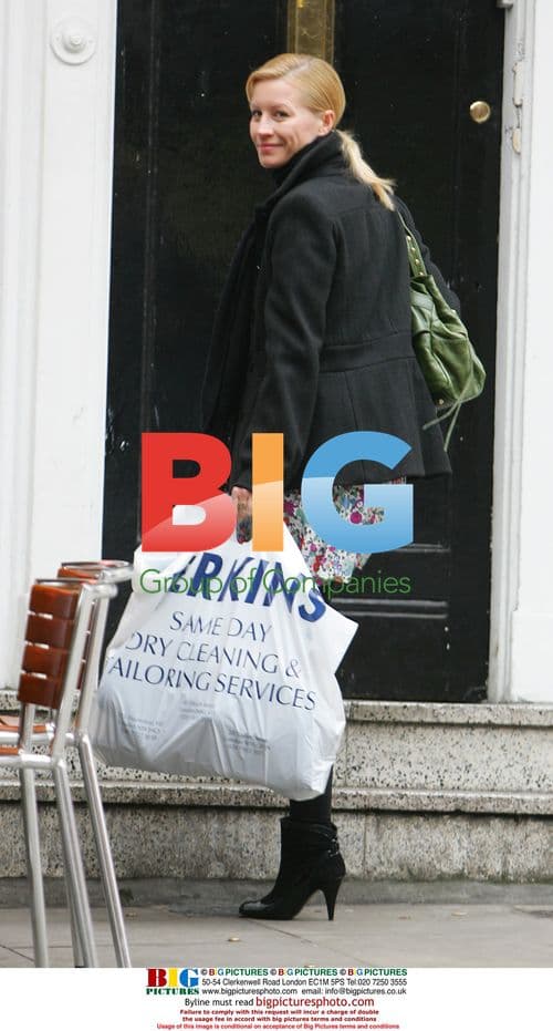 Denise Van Outen Goes for Walk in North London