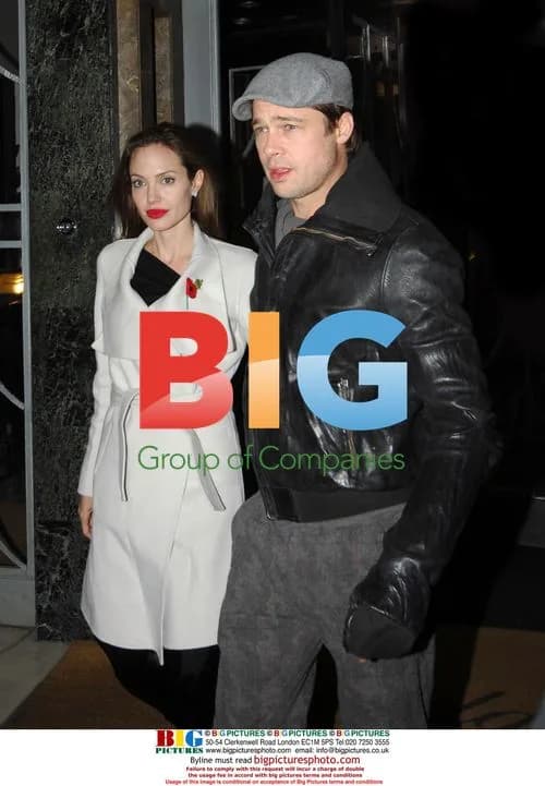 Brad Pitt and Angelina Jolie Leaving Hotel