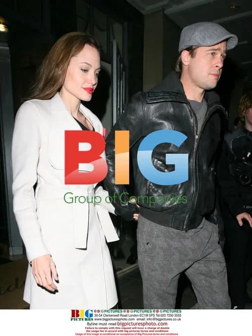 Brad Pitt and Angelina Jolie leave hotel