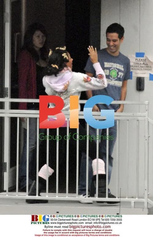 Melanie Brown Leaves Trailer on CBS Lot