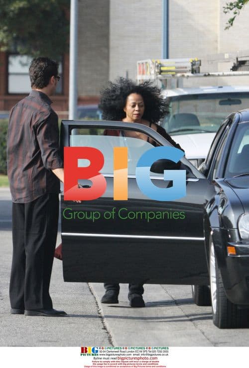 Diana Ross Dines in Revealing Outfit