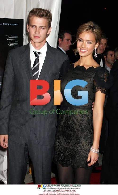 Hayden Christensen and Jessica Alba at 'Awake' premiere