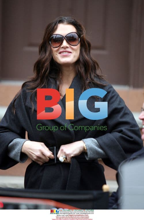 Brooke Shields on 'Lipstick Jungle' set