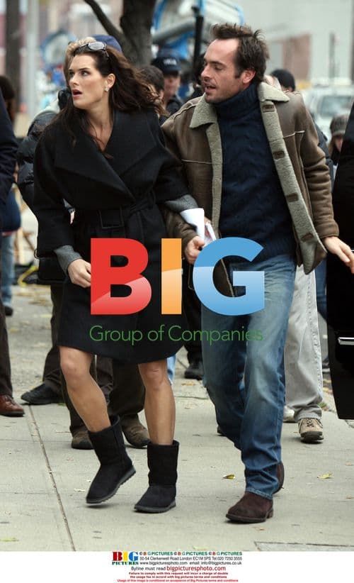 Brooke Shields on 'Lipstick Jungle' Set