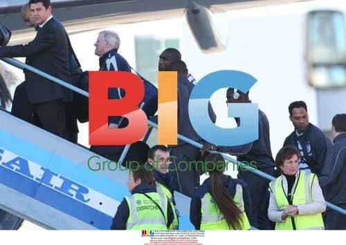 England Football Team Departs for Austria