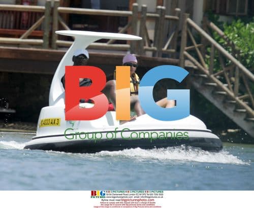 Marcel Desailly and Wife Vacation in Mauritius