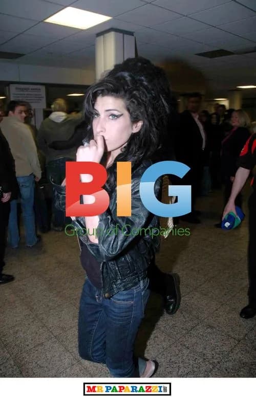 Amy Winehouse at Glasgow Airport