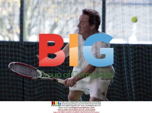 Cameron and Castle Play Tennis at Wimbledon