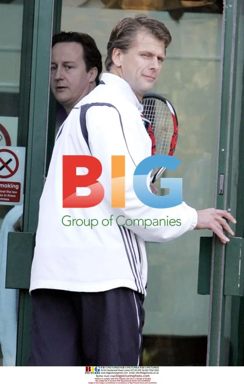 David Cameron Plays Tennis with Andrew Castle