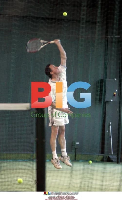 Cameron and Castle Play Tennis