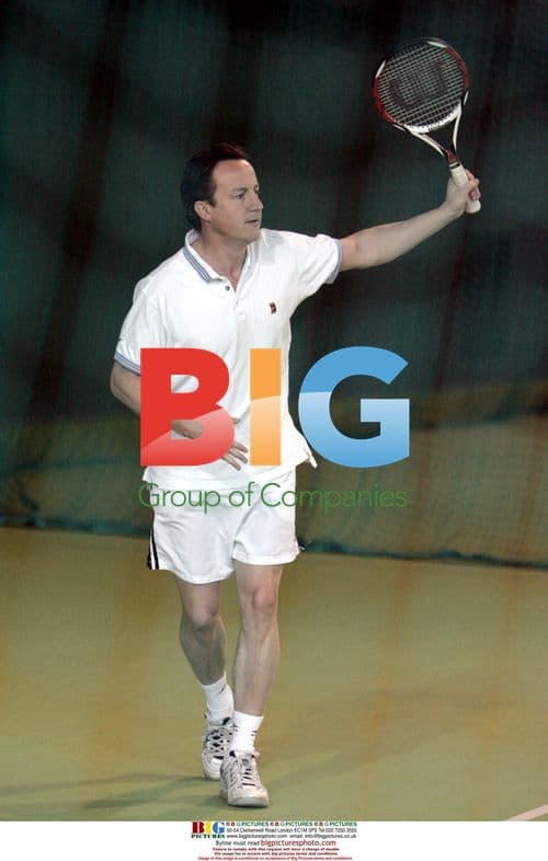 Cameron and Castle Play Tennis