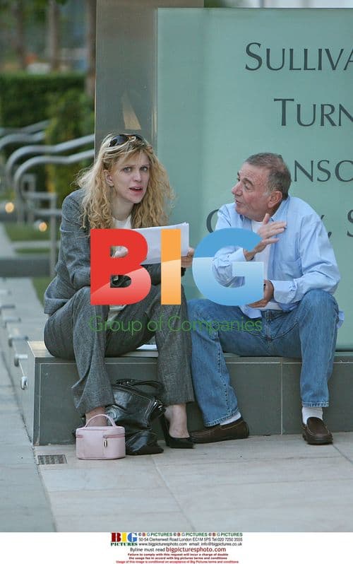 Courtney Love Meets Mystery Man