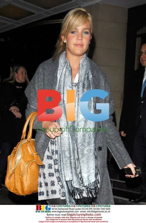 Danielle Lloyd Leaving London Hotel