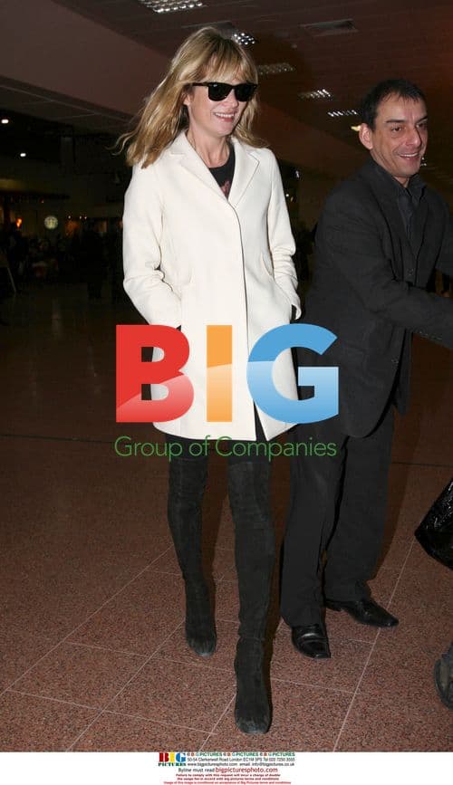 Kate Moss at Heathrow Airport