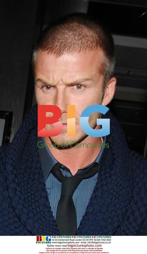 David Beckham leaves Nobu with mother-in-law