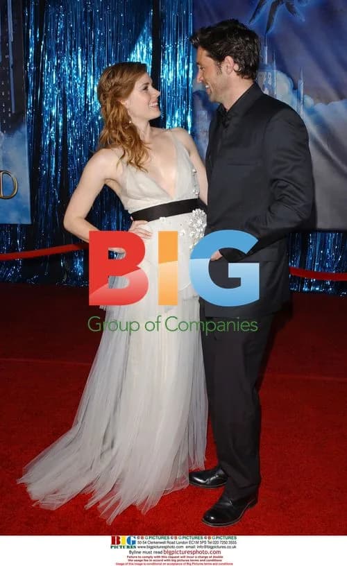 Amy Adams and Patrick Dempsey at 'Enchanted' Premiere