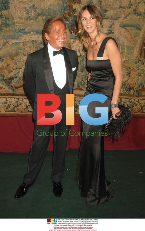 Elle McPherson and Valentino at '7th on Sale' Gala