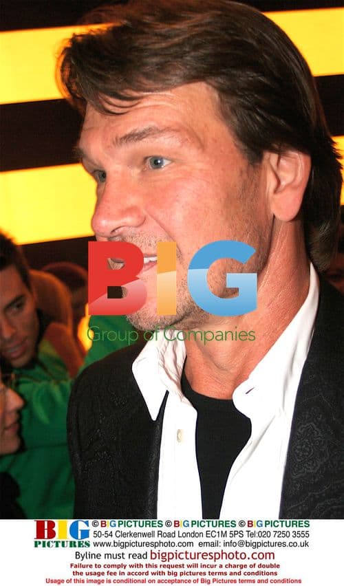 Patrick Swayze at Planet Hollywood opening