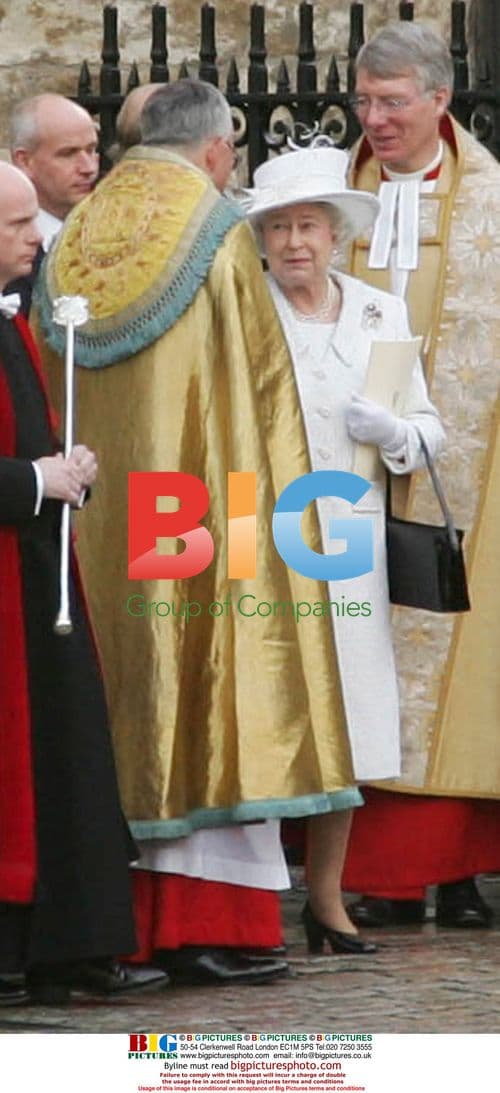 Queen Elizabeth II and Royals at 60th Wedding Anniversary Service