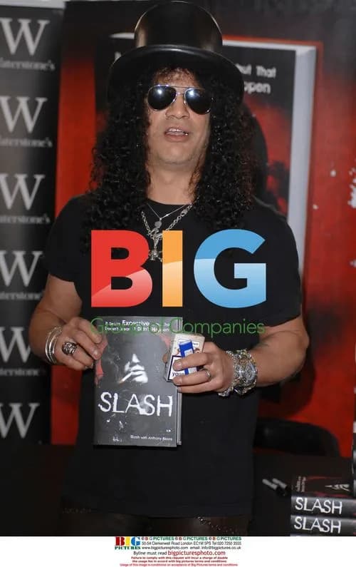 Slash at Book Signing in London