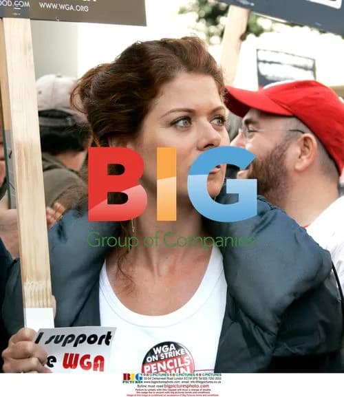 Debra Messing Strikes in LA