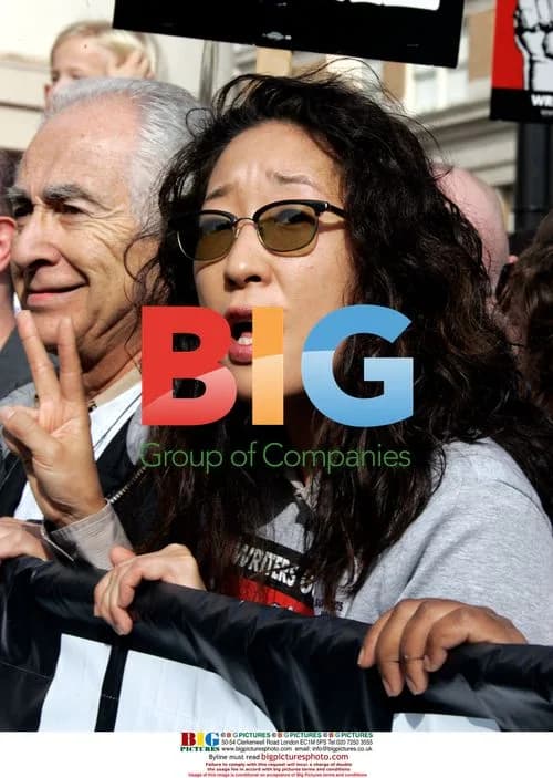 Sandra Oh Supports WGA Strike