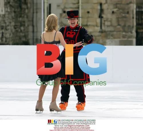 Photocall at Tower of London Ice Rink