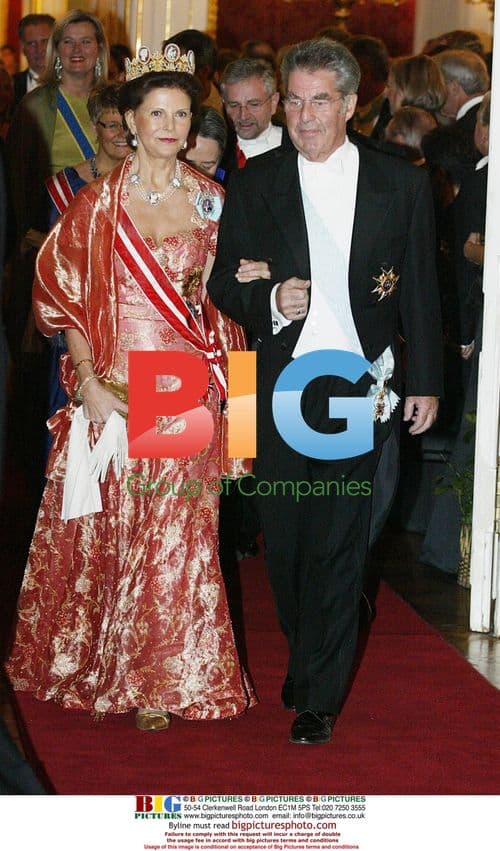 Gala Dinner for King and Queen of Sweden