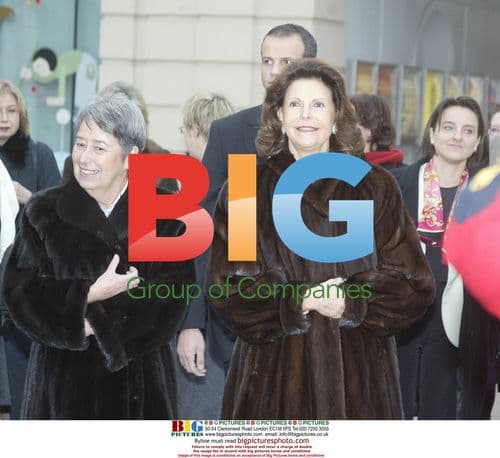 Queen Silvia of Sweden on State Visit to Austria
