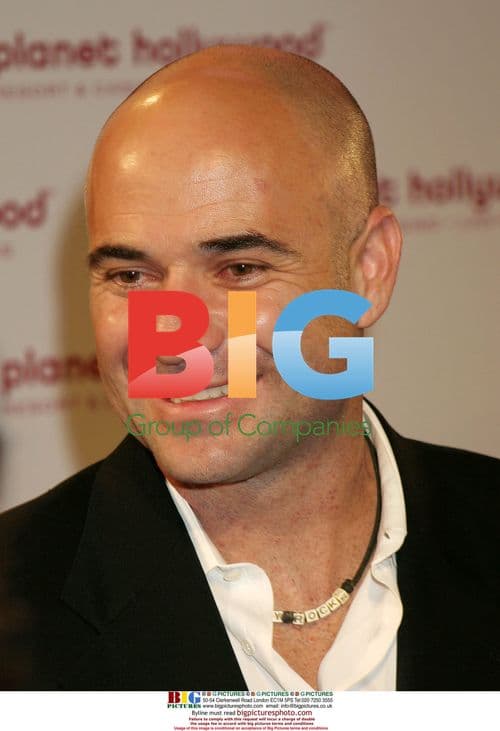 Andre Agassi at Planet Hollywood Grand Opening