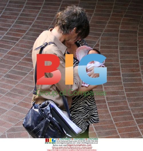 Milla Jovovich and Paul Anderson Take New Baby Ever to Doctor