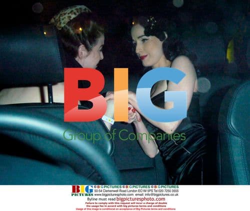 Dita Von Teese Leaving Movida Nightclub