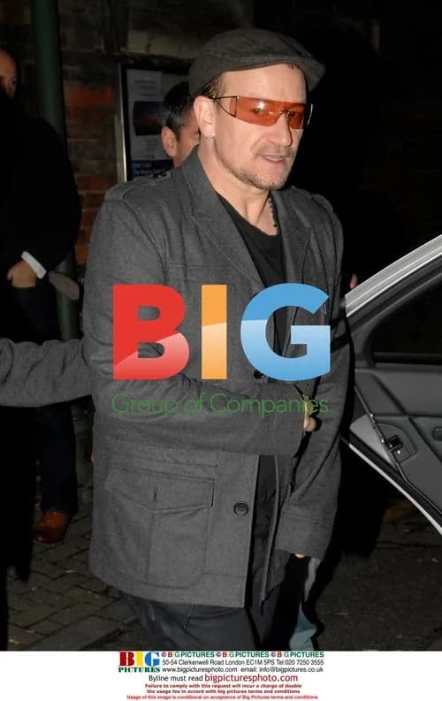 Rock legend Bono from U2 after secret gig