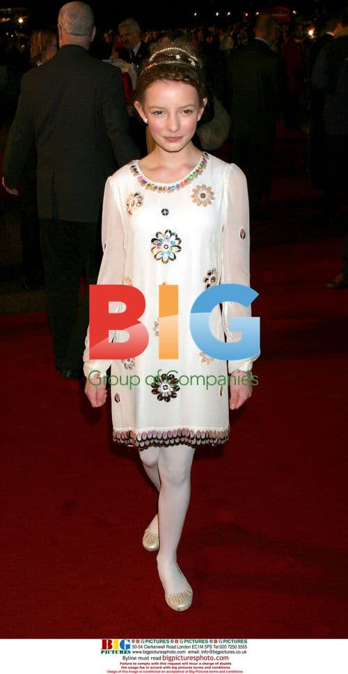 Dakota Blue Richards at The Golden Compass Premiere