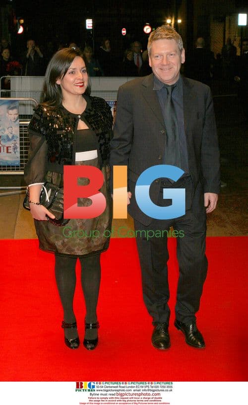 Kenneth Branagh and Lindsay Brunnock at Magic Flute Premiere