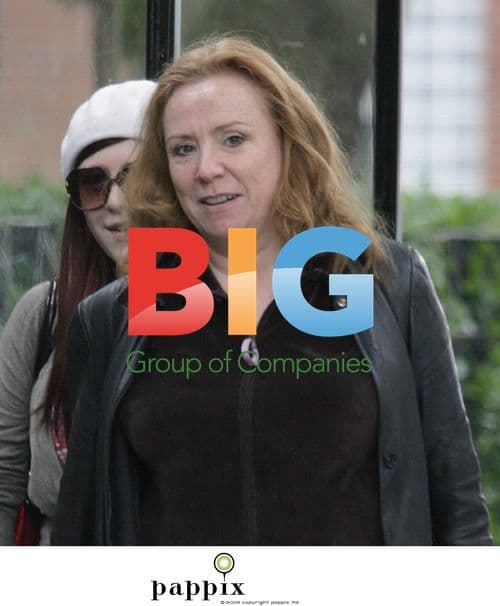 Melanie Hill and Daughter on London Street