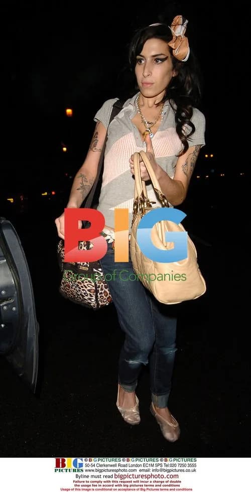 Amy Winehouse after Brighton show
