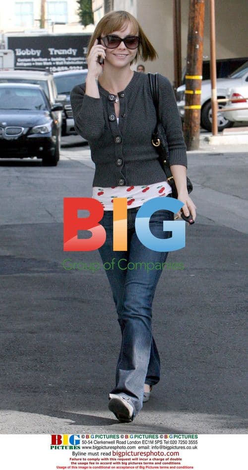 Christina Ricci running errands in LA