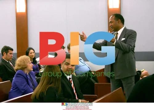 O.J. Simpson in Court Before Arraignment Hearing